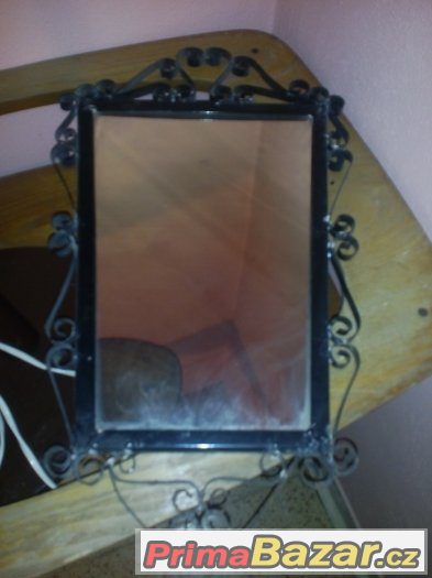 Starožitná kovová zrcadla. – fotografie 2
