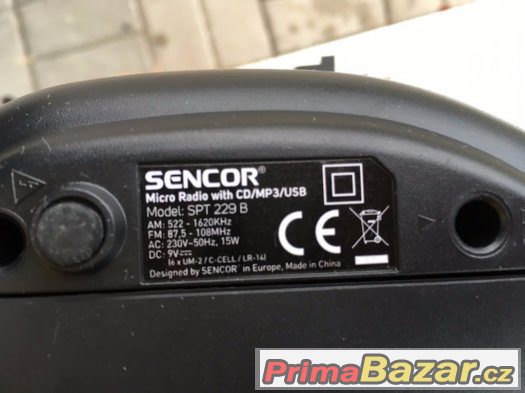 Přenosné micro rádio Sencor SPT 229 – fotografie 4