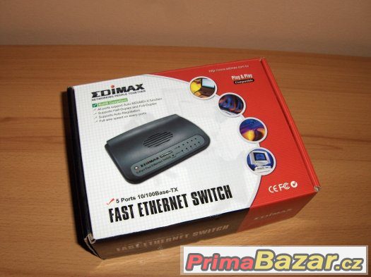 Edimax ES-3105P 5port 10/100 switch plast – fotografie 1