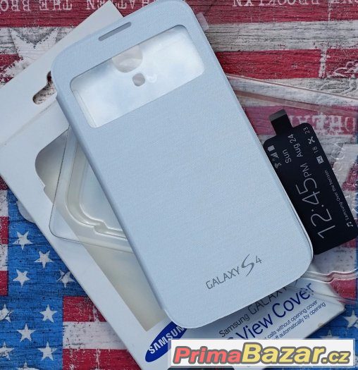 Samsung flip S-view pro Galaxy S4 i9505, bílá – fotografie 2