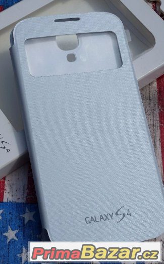 Samsung flip S-view pro Galaxy S4 i9505, bílá – fotografie 3