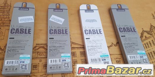 Datový Kabel USAMS - Lightning, USB-C, microUSB – fotografie 3