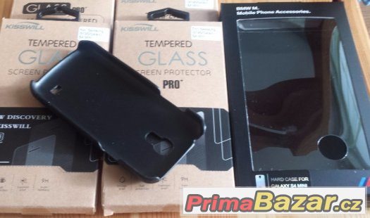 Samsung S4 mini Pouzdro + Tvrzené Sklo – fotografie 3