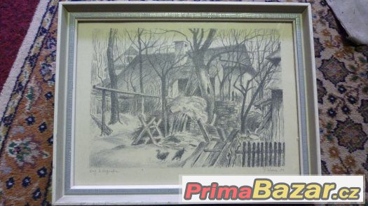 Obraz chalupy v zimě. Tůma Hořice – fotografie 1