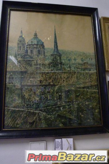 1926 Praha E. He.... originál obraz – fotografie 2