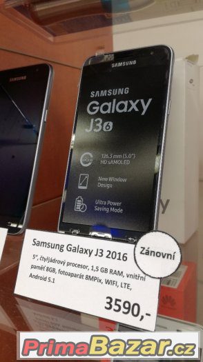 Samsung Galaxy J3 2016 Zánovní – fotografie 1