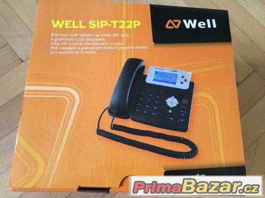 WELL SIP-T22P IP Telefon – fotografie 1