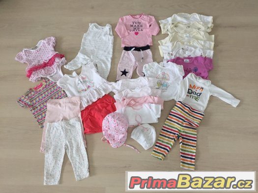 Set letního oblečení na holčičku 3-9 měsíců – fotografie 1
