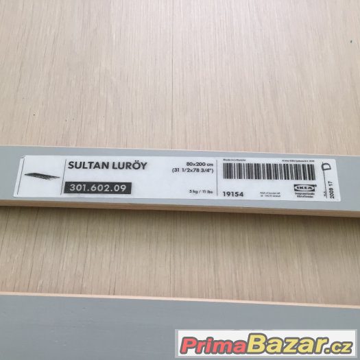 Matracový rošt Sultan Luroy (IKEA) 200x80 cm, 2x – fotografie 2