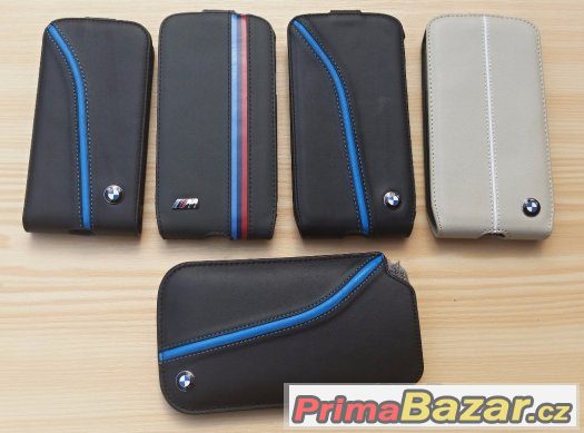 Samsung S3, S4 mini, S4..BMW flip pouzdro Kožené – fotografie 1