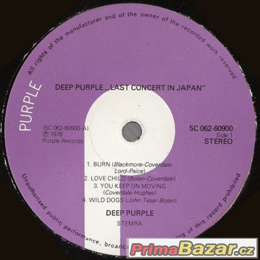 Deep Purple ‎– Last Concert In Japan 1978 + DALSI LP – fotografie 4