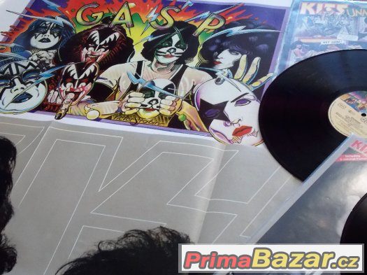 KISS+URIAH HEEP+QUEEN+STATUS QUO LP s PLAKATY – fotografie 2