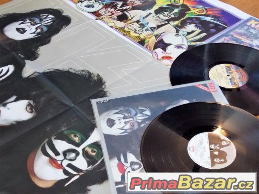 KISS+URIAH HEEP+QUEEN+STATUS QUO LP s PLAKATY – fotografie 4