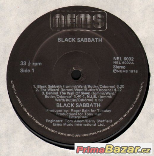 Black Sabbath ‎– Black Sabbath 1977 – fotografie 5