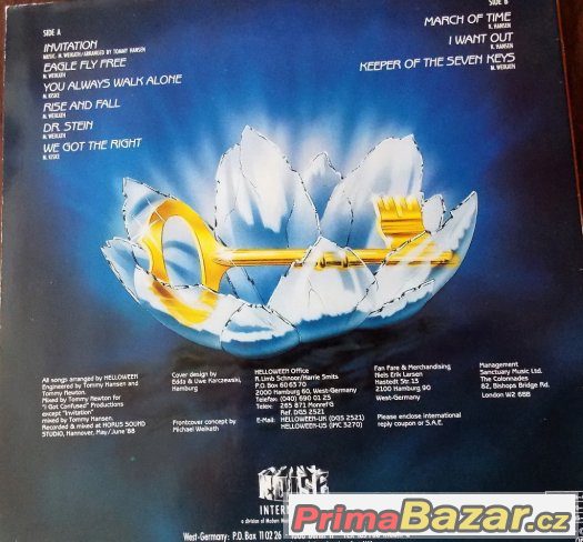 HELLOWEEN - Keeper of the Seven Keys Part 2 - 1988 – fotografie 2
