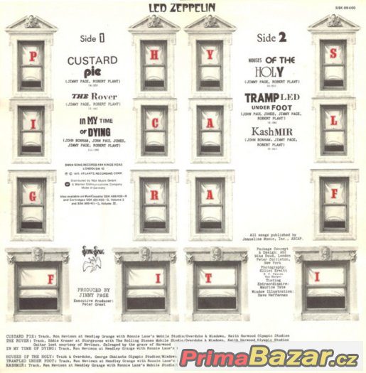 Led Zeppelin ‎– Physical Graffiti  1975 2LP – fotografie 2