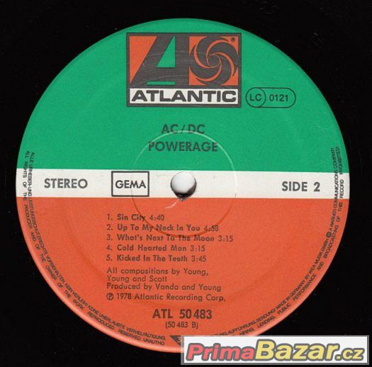 AC/DC - Powerage 1978 + DALSI LP AC/DC NA PRODEJ – fotografie 3