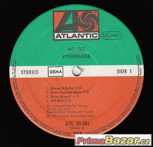 AC/DC - Powerage 1978 + DALSI LP AC/DC NA PRODEJ – fotografie 4