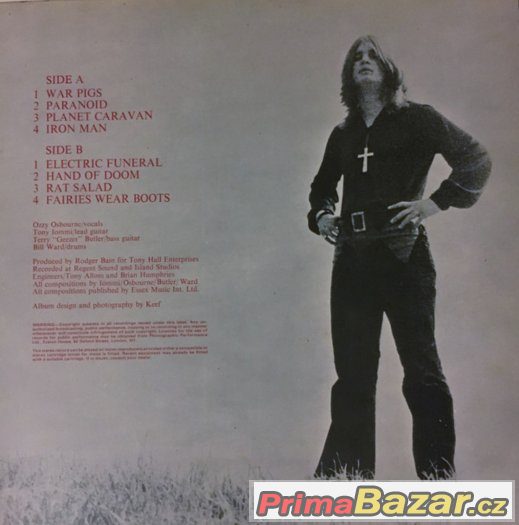 Black Sabbath - Paranoid 1970 – fotografie 4