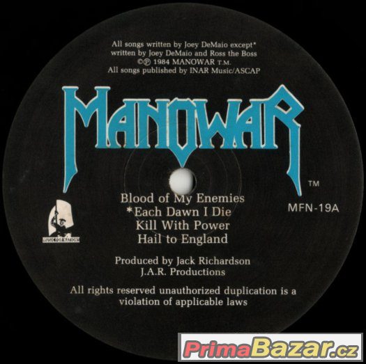 Manowar - Hail to England 1984 – fotografie 3