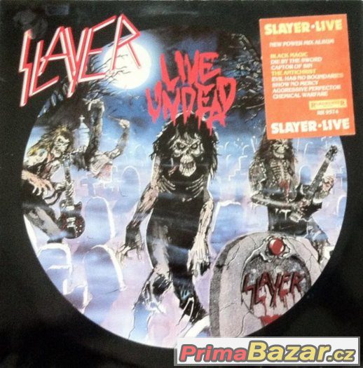 Slayer ‎– Live Undead 1987 – fotografie 1