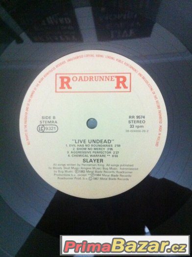 Slayer ‎– Live Undead 1987 – fotografie 4