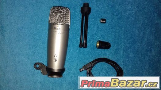 Prodám Studiový USB kondenzátorový mikrofon: SAMSON C01U PRO – fotografie 2
