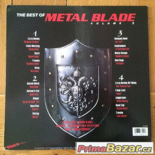 Various ‎– The Best Of Metal Blade Volume 3 – fotografie 2