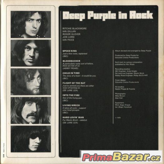 Deep Purple ‎– In Rock 1970 – fotografie 4