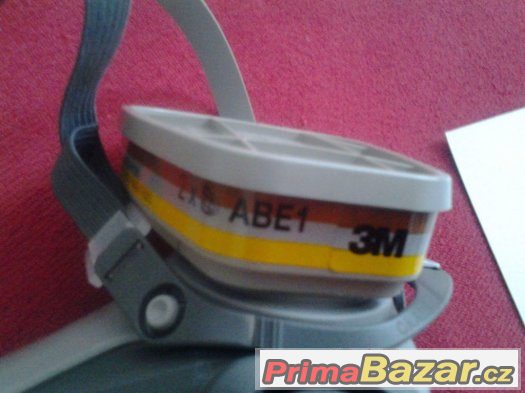 Polomaska 3M 6200 + filtr 3M 6057 ABE1 – fotografie 3