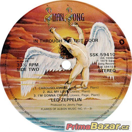 Led Zeppelin - In Through The Out Door 1979 – fotografie 3