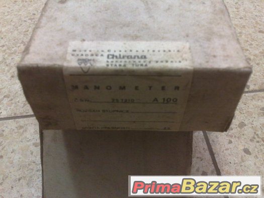 manometry 100mm, 0-600kPa, M20x1,5- NOVÉ, LEVNÉ – fotografie 2