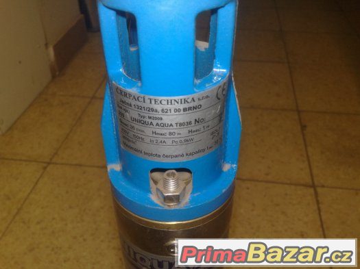 Prodám vřetenové ponorné čerpadlo T80-36 M2009 400V – fotografie 1