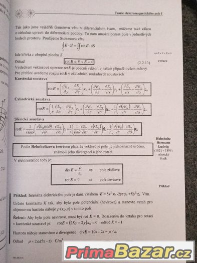 Teorie elektromagnetického pole I – fotografie 2