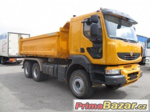 Renault Kerax 460 6X4, třístranný sklápěč - Meiller – fotografie 1