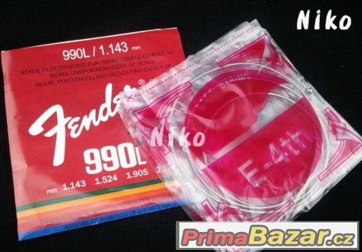 Prodám struny na baskytaru Fender 990 L – fotografie 2