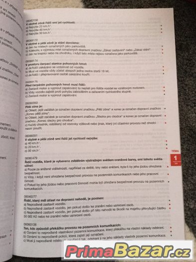 Seznam textových otázek Autoškola – fotografie 2
