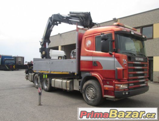 Scania R144 6X4, V8, ruka Palfinger 54000B – fotografie 3