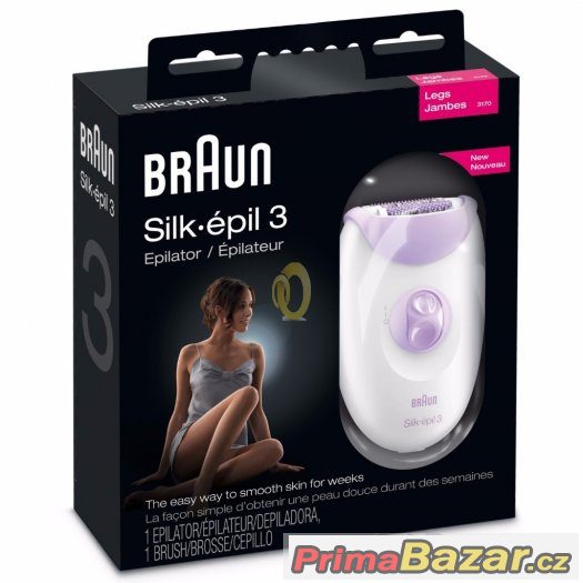 Nový epilátor Braun Silk épil3 - 3170 BOMBA CENA – fotografie 1