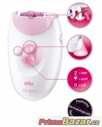 Nový epilátor Braun Silk épil3 - 3170 BOMBA CENA – fotografie 5