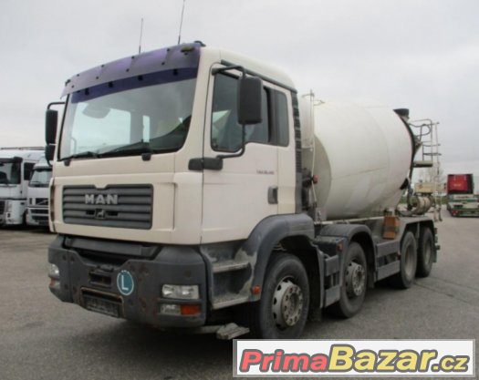 MAN TGA 32.413 8x4, domíchávač 9 m3 – fotografie 1