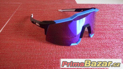 Brýle 100% Speedcraft  fosforová, červená, modrá – fotografie 2