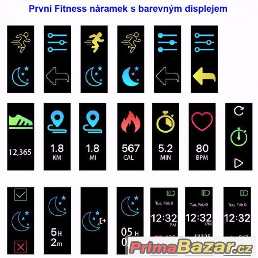 Inteligentní náramek Makibes Sport Fitness – fotografie 2