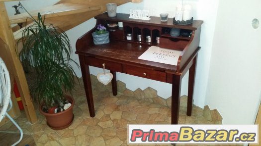Prodám starožitný psací starý  stůl – fotografie 3