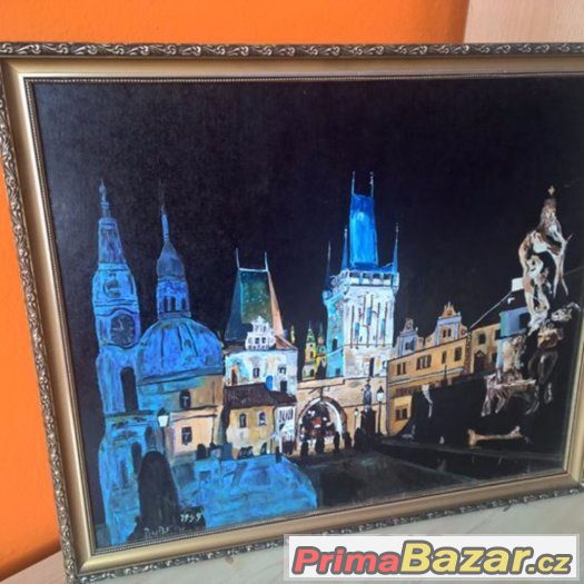 Obraz "Praha" olejomalba – fotografie 1