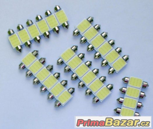 LED COB 12V C5W 36mm SV 8,5-8 ( feston, sufid, sulfit ) – fotografie 1