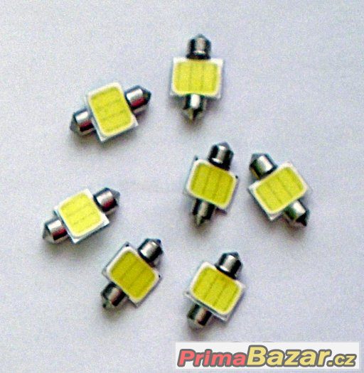 LED COB 12V C5W 31mm SV 8,5-8 ( feston, sufid, sulfit ) – fotografie 1