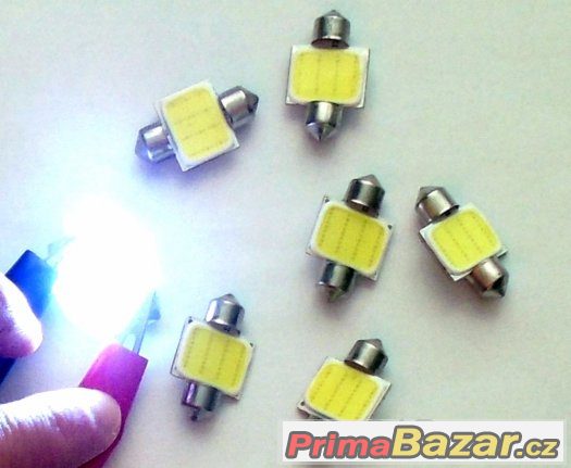 LED COB 12V C5W 31mm SV 8,5-8 ( feston, sufid, sulfit ) – fotografie 2