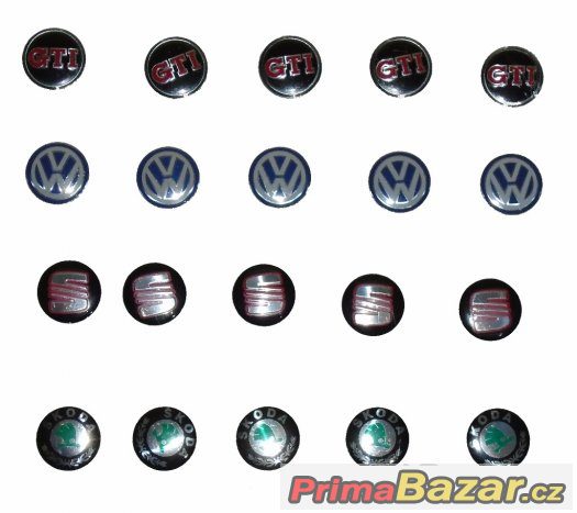 Loga klíčů VW, Seat, Škoda, GTI – fotografie 2