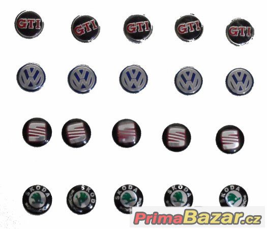 Loga klíčů VW, Seat, Škoda, GTI – fotografie 3